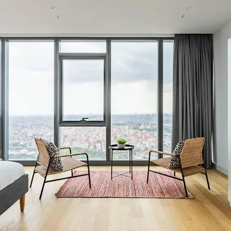 Tatil Evi Gorgeous 4bd2bath Bright Airy Penthouse! #355 İstanbul