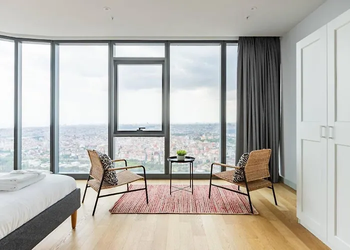 Сasa de vacaciones Gorgeous 3bd2bath Bright Airy Penthouse! #355 Estambul